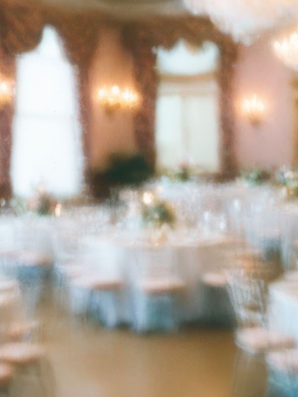a decorative banquet hall