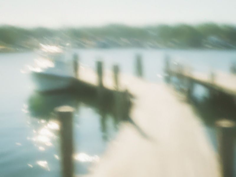 a waterfront dock scene