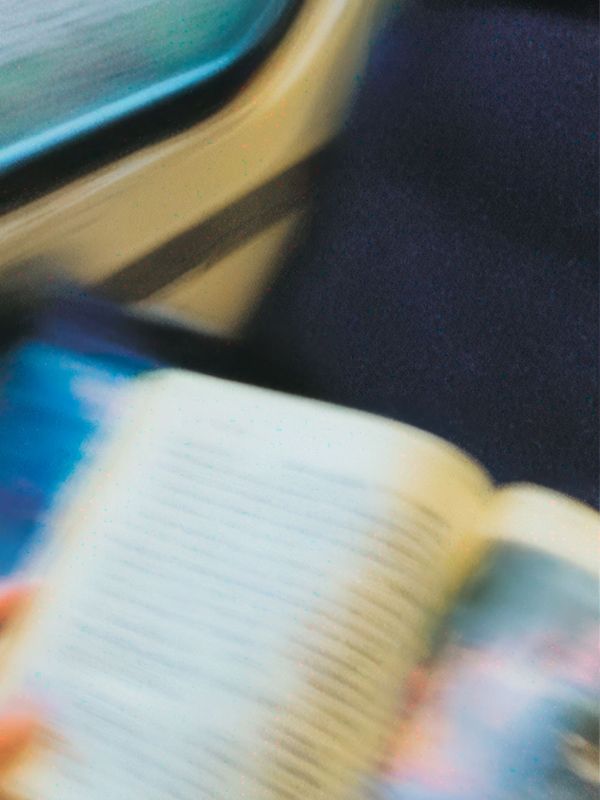 reading under a tree